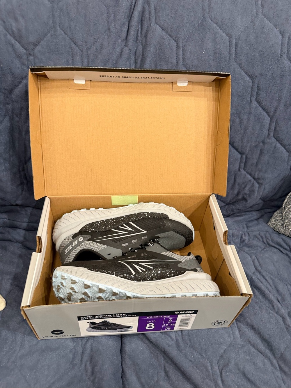 Hi-Tec Black & White Women's Trail Sneakers
